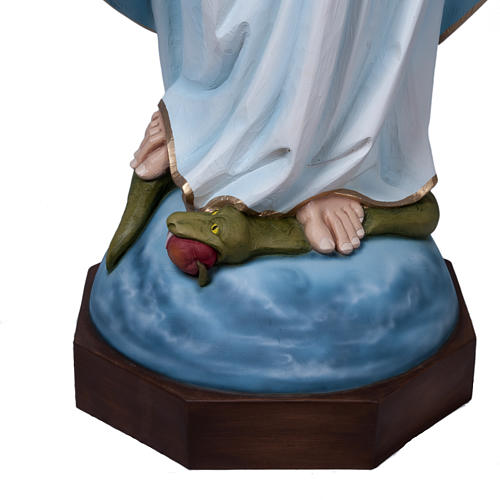 Vierge Miraculeuse statue fibre de verre 160cm 10