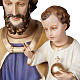 Heiligenfigur Josef mit Jesuskind Fiberglas, 160 cm s2