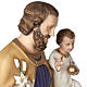 Heiligenfigur Josef mit Jesuskind Fiberglas, 160 cm s9