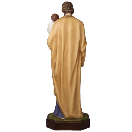 Saint Joseph with infant Jesus, fiberglass statue 160 cm 10