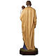 Saint Joseph with infant Jesus, fiberglass statue 160 cm s10