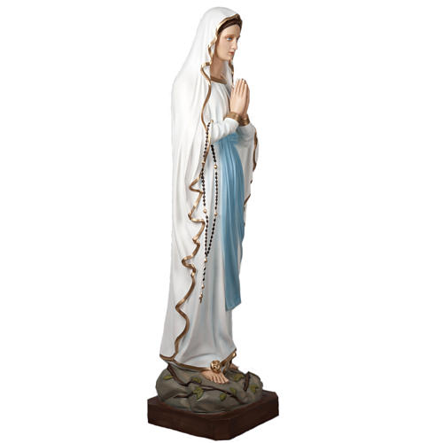 Heiligenfigur Unserer Lieben Frau Lourdes Fiberglas, 160 cm 8