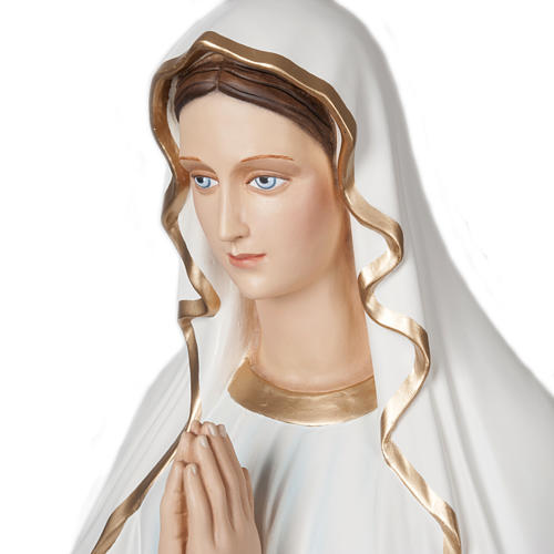 Our Lady of Lourdes, fiberglass statue, 160 cm 5