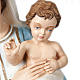 Vierge avec enfant bénissant statue fibre de verre 85 cm s3