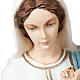 Vierge avec enfant bénissant statue fibre de verre 85 cm s5