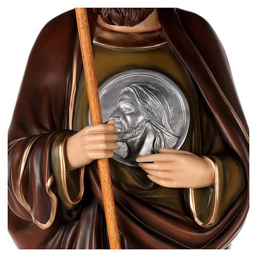Dipinta a Mano. Proposte Religiose Statua di San Giuda Taddeo Altezza cm 31
