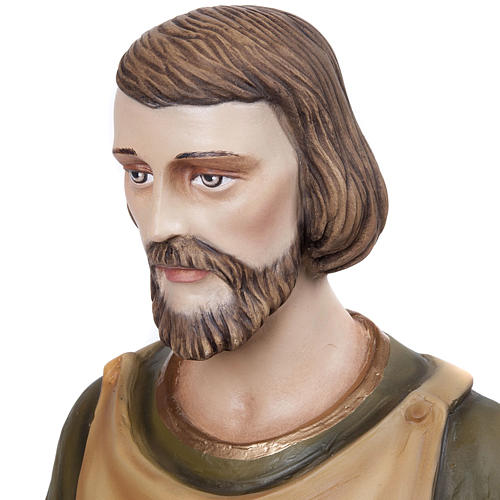 Saint Joseph the Carpenter,  fiberglass statue, 80 cm 4