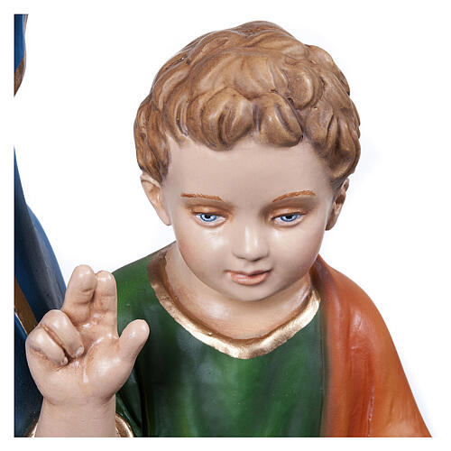 Vierge de la consolation statue fibre de verre 80 cm 6