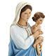 Statue Maria mit Jesuskind, Fiberglass 60 cm s13