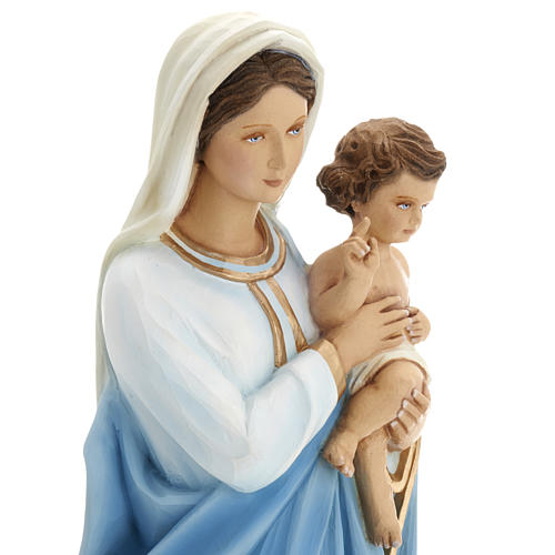 Virigin Mary and infant Jesus,  fiberglass statue, 60 cm 13