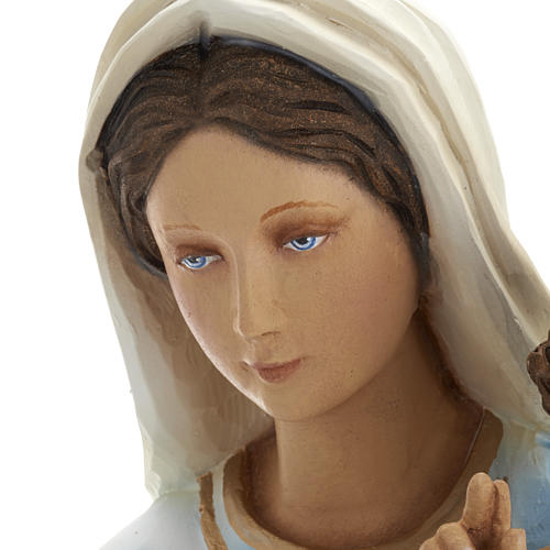 Virgen Mária con Niño 60 cm fibra de vidrio 9