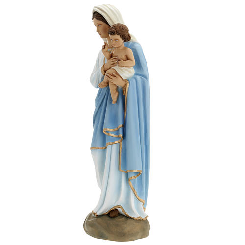 Virgen Mária con Niño 60 cm fibra de vidrio 12