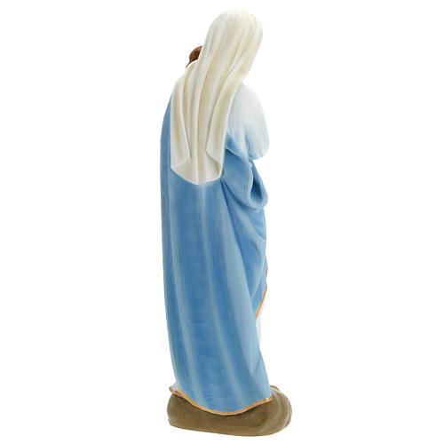 Virgen Mária con Niño 60 cm fibra de vidrio 15