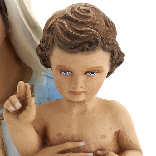 Vierge à l'enfant statue fibre de verre 60 cm 8