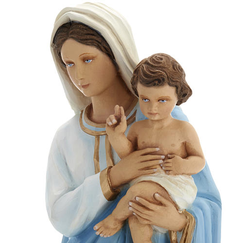 Virigin Mary and infant Jesus,  fiberglass statue, 60 cm 5