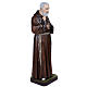 Père Pio statue fibre de verre 110 cm s7