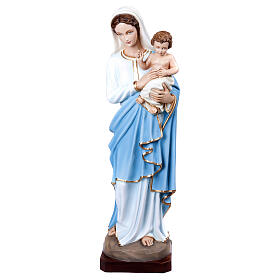 Vierge avec enfant fibre de verre 100 cm
