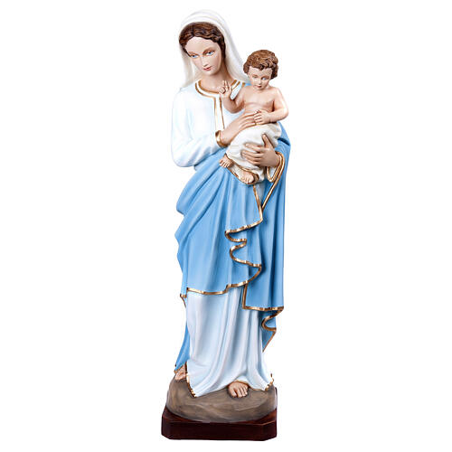 Vierge avec enfant fibre de verre 100 cm 1