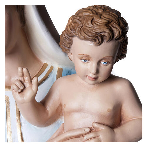Vierge avec enfant fibre de verre 100 cm 4