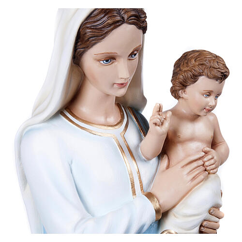 Virgin Mary and infant Jesus, fiberglass statue, 100 cm 2
