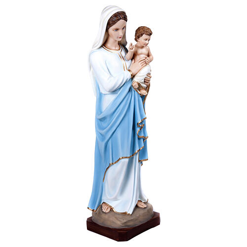 Virgin Mary and infant Jesus, fiberglass statue, 100 cm 5