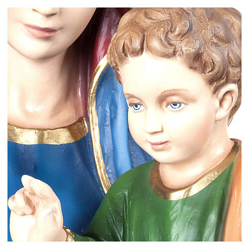 Vierge de la consolation 130 cm statue fibre de verre 5