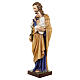 Statue Heiliger Josef mit Jesuskind, glänzendes Fiberglas s3
