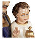 Statue Heiliger Josef mit Jesuskind, glänzendes Fiberglas s4