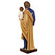 Statue Heiliger Josef mit Jesuskind, glänzendes Fiberglas s7