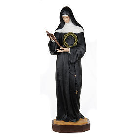 Statue Heilige Rita von Cascia, Fiberglas 100 cm