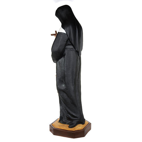 Statue Heilige Rita von Cascia, Fiberglas 100 cm 8