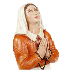 Sainte Bernadette 35 cm statue fibre de verre