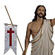 Cristo resucitado 85 cm fibra de vidrio s3