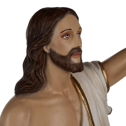 Cristo Ressuscitado fibra de vidro 85 cm 8