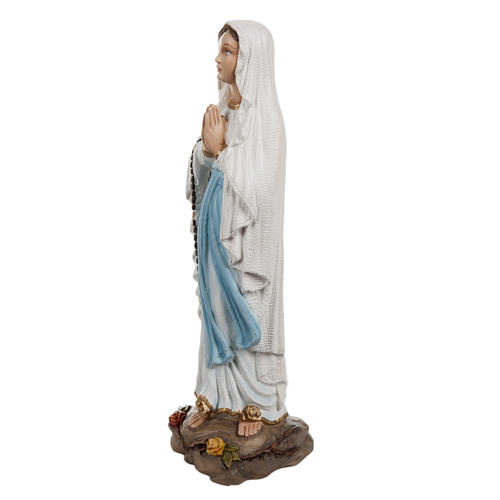Nuestra Señora de Lourdes 50cm fibra de vidrio 6