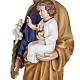 St Joseph avec l'enfant-Jésus 100 cm fibre de verre s10