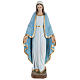 Statue Vierge Miraculeuse manteau bleu 60 cm fibre de verre s1