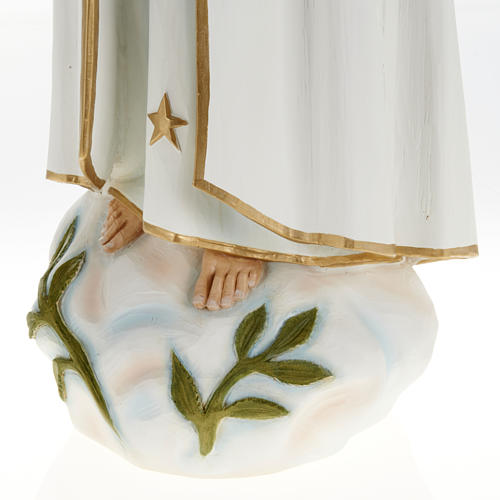 Statue Vierge de Fatima 60 cm fibre de verre 3