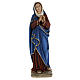 Virgen de los Dolores manos juntas 80 cm imagen Fibra de vidrio s1