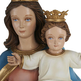 Fiberglas Königin Maria mit Kind 80 cm