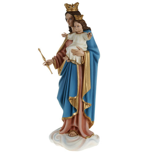 Fiberglas Königin Maria mit Kind 80 cm 9