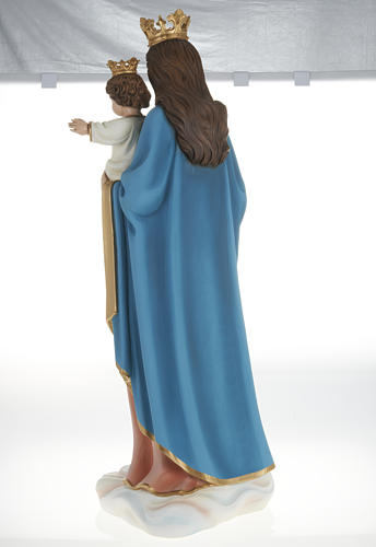 Fiberglas Königin Maria mit Kind 80 cm 11