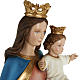 Fiberglas Königin Maria mit Kind 80 cm s6