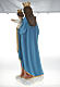 Statue Marie Auxiliatrice avec enfant 80 cm fibre de verre s11
