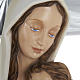 Estatua de la Virgen con el Niño en el pecho 80 cm s5