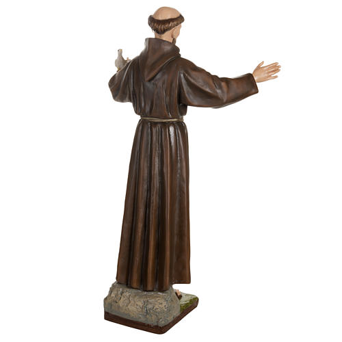 St Francis with dove fiberglass statue 100 cm 9