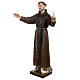 St Francis with dove fiberglass statue 100 cm s5
