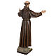 St Francis with dove fiberglass statue 100 cm s9