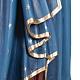 Madonna con bimbo manto blu rosso fiberglass 85 cm s6