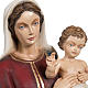 Virgin Mary blue mantle fiberglass statue 85 cm s2